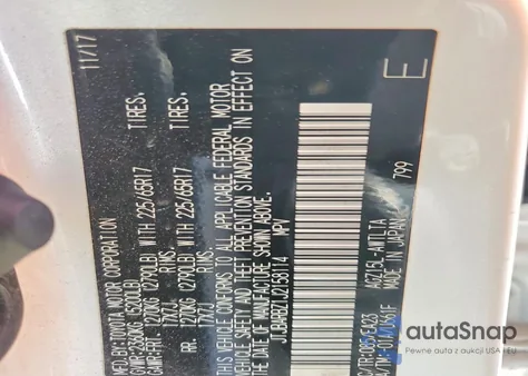 2018 Lexus Nx 300 Base z USA, uszkodzony, nr VIN JTJBARBZ1J2158114